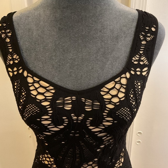 🩶 Free People MINI DRESS TOP TUNIC SHIRT - Picture 5 of 7